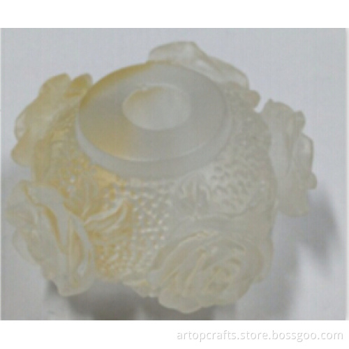 Liu li Peony Lamp Pole A Model with Leaves